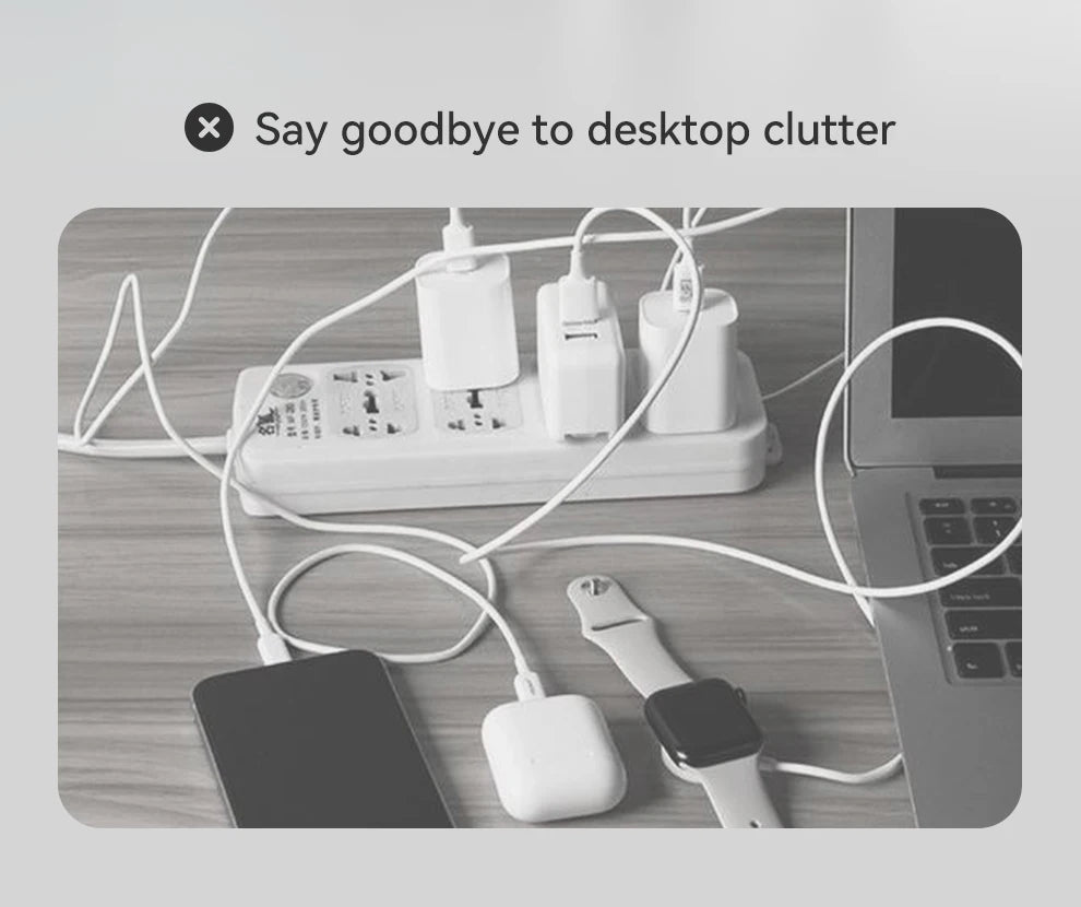 Qi2 Magnetic Wireless Charger Fast Charger 3-in-1 Intelligent Fast Charging 15W for IPhone 12/13/14/15/16 for Iwatch & AirPods