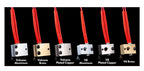 Trianglelab 104NT-4-R025H42G (Same 104GT-2) Thermistor 70CM Custom Plug for Prusa MK3 MK3S Hotend Use Directly