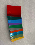 100pcs 18650 Battery Wrap Sleeve Heat Shrink Shrinkable Tube Insulated Multicolor Battery Skin PVC FilmTape Protector Cover Pipe