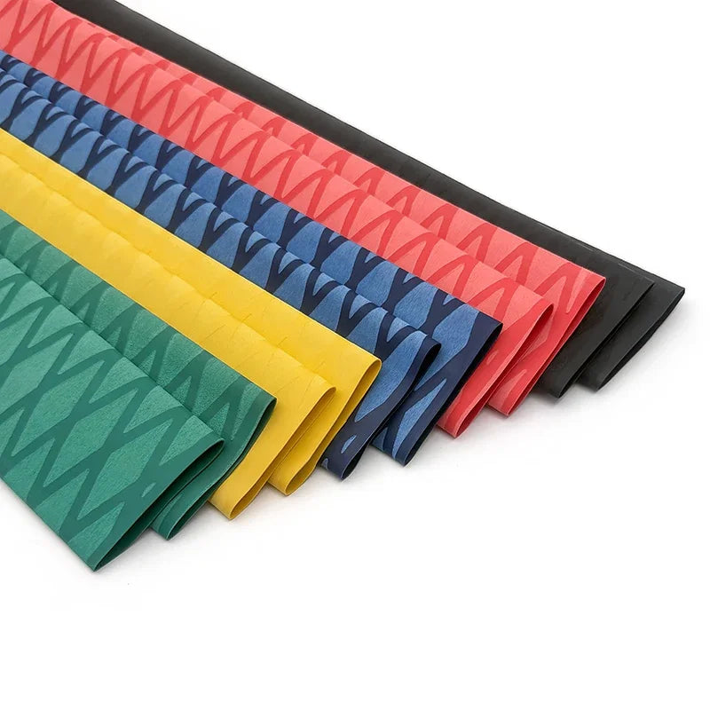 Anti-slip Heat Shrink Tube for Fishing Rod DIY Electrical Insulation 6 Colors Anti-static 2M 15/18/20/22/25/28/30/35/40/45/50mm