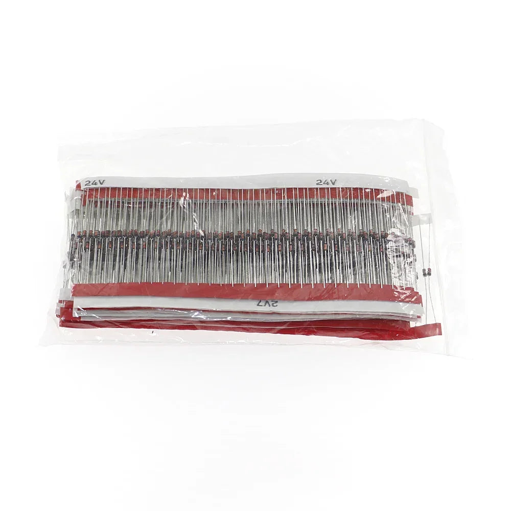 1020pcs 34Value DO-35 1/2W 2V-47V Zener Diode Assorted kit