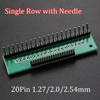 YUXI 1PCS 1.27mm 2.0mm 2.54mm Pitch Transfer Plate Converter Single Double Row Pin PCB PCI Adapter Board