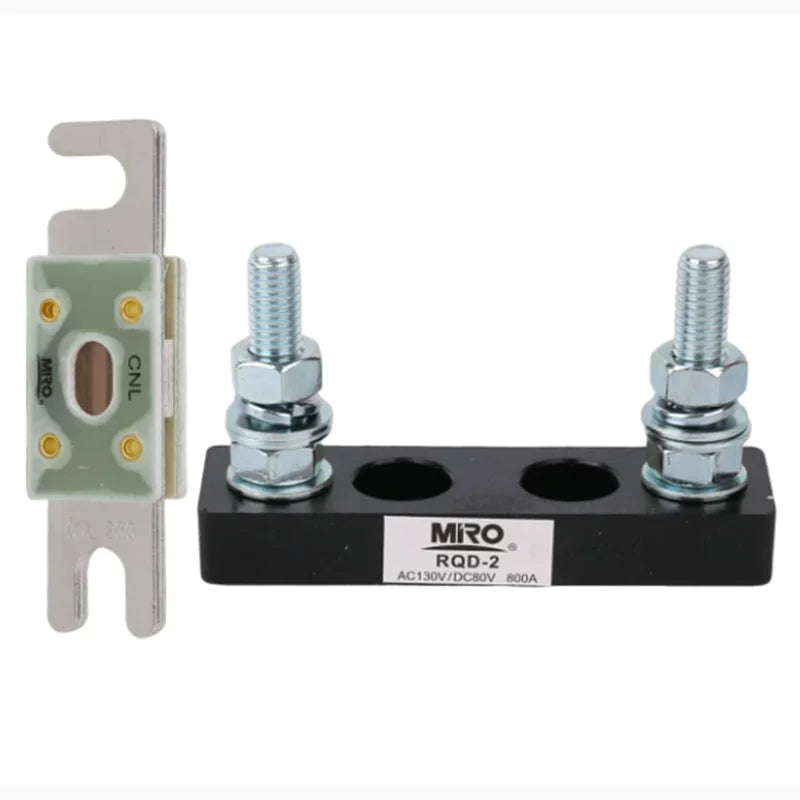 MRO Automotive Fuse CNL DC48 AC125 40A-800A Base RQD-2 RQD-1 UL CE Car Bolt-on Fuse Battery Protector