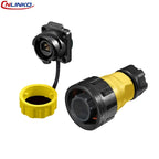CNLINKO M24 RJ45 Plastic Circular Connector Waterproof Ethernet Cable Coupler Junction Box RJ45 Connector for Industrial Network