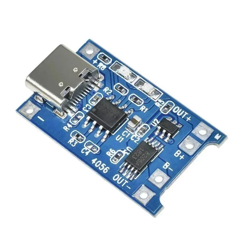1/5/10/50/100pcs 5V 1A 18650 TP4056 Lithium Battery Charging Board Charge Module Type-C Micro USB With Protect Dual Functions