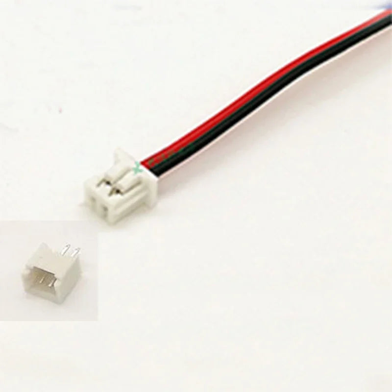 10 PCS Mini Micro Female JST 1.25 1.25mm 2-Pin 2PIN /3/4/5/6P Pin Connector Plug with 80mm 100mm 150mm 200mm Wires Cables
