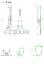 4.2mm/ batch 5557 / 5559 automobile harness connector 2-18/24 pin male and female terminal plug kit computer power cable