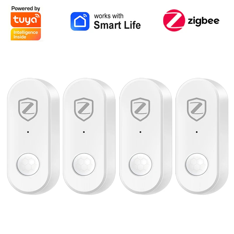 Zigbee Motion Sensor PIR Infrared Human Motion Detector Smart Life Home Security Anti-Theft Alarm Work With Tuya Zigbee Gateway