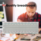 Breadboard 830 Point Circuit Boards Solderless Universal Experiment Boards Spliceable for Circuit Assembly and Commissioning