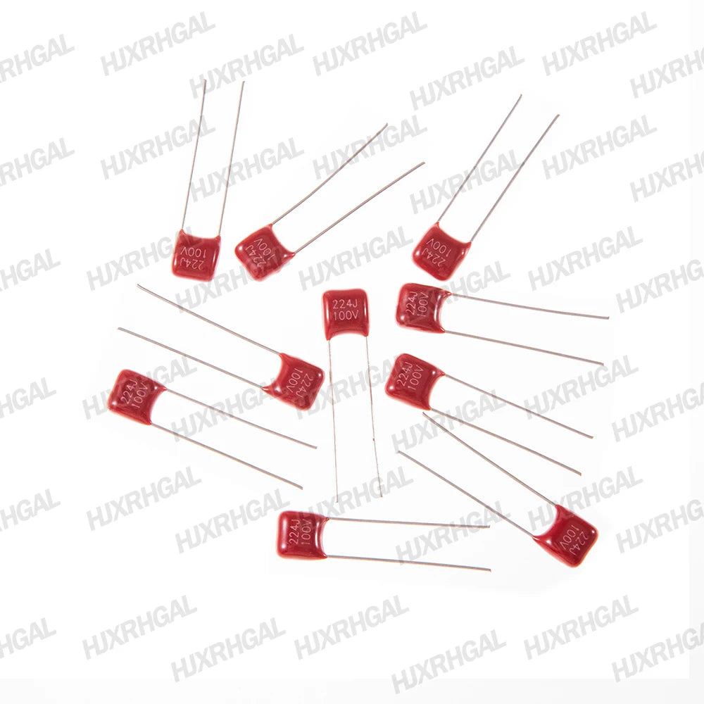 KIT 100PC=10value*10PCS Metallized Polyester Film Capacitors CBB Assortment Kit 100V 10nF ~ 470nF