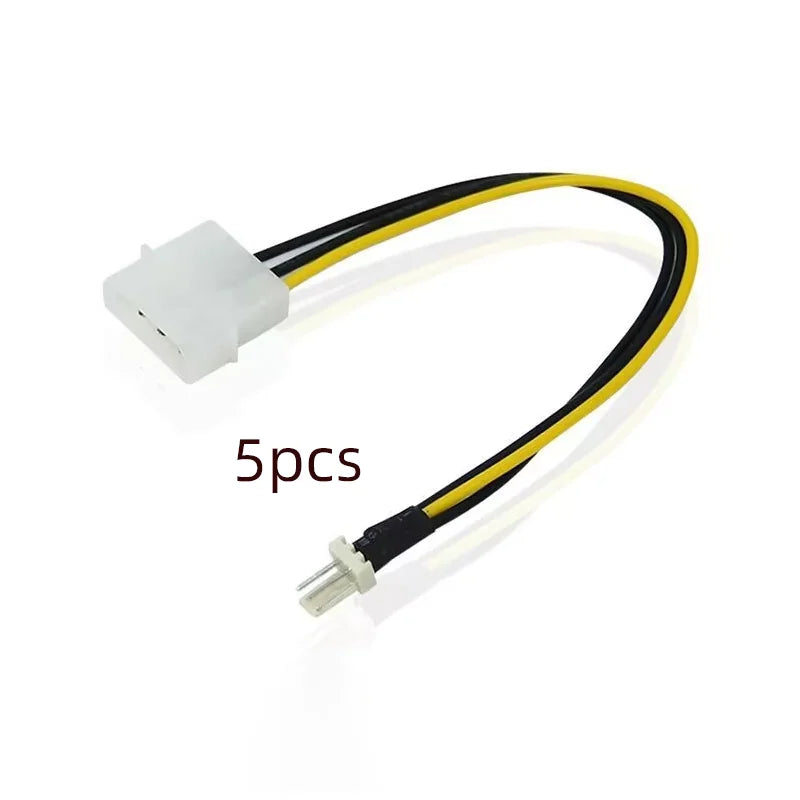 20cm 4 Pin Molex IDE To 3 Pin PC Computer CPU Case Fan Power Connector Cable Adapter