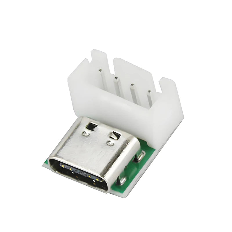 1 Pcs Female Connector USB 3.1 Type -C Breakout Board with PCB Converter Board for Data Line Wire Cable Transfer