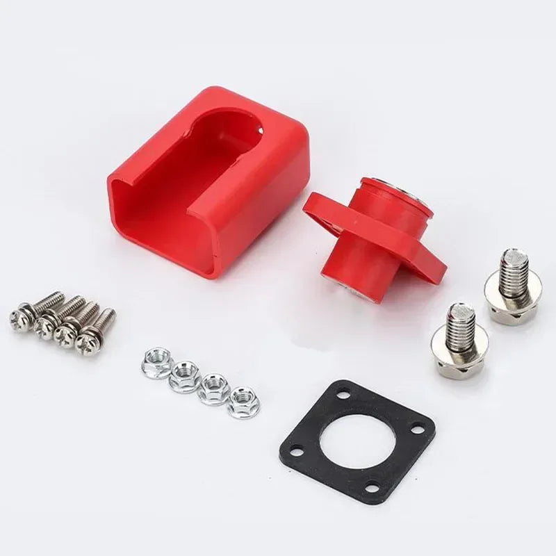 100A 120A 150A 200A 300A 400A 500A Lilthium Battery Copper Terminal Block High Current Through Wall New Energy Storage Connector