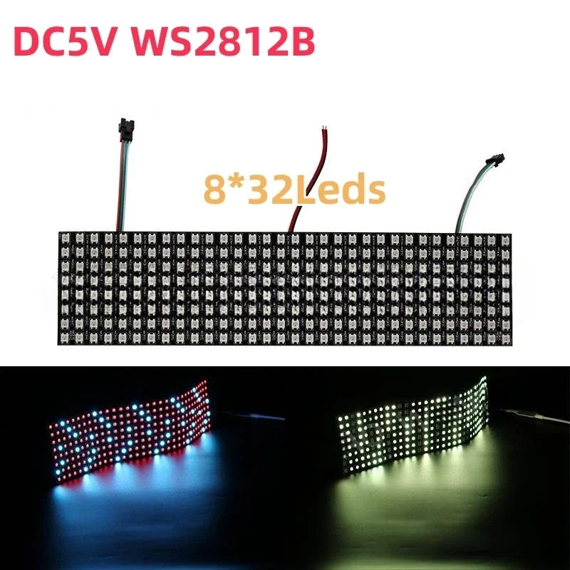 SP801E Led Controller Kit DC5V WS2812B RGB LED Pixel Panel Light 8x8 16x16 8x32 Digital Flexible Screen Individually Addressable