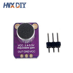 1-10PCS Electret Microphone Amplifier Module MAX4466 Adjustable Gain Blue Breakout Board