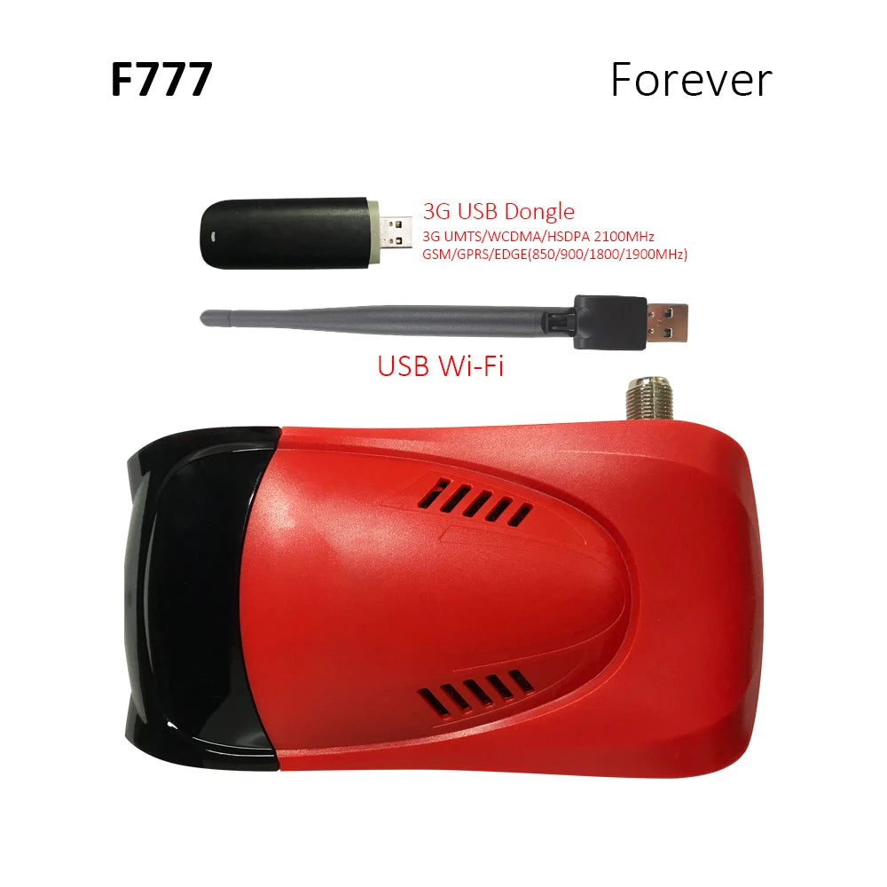 F777 T68 DVB S2X Forever 1080P HD Digital Satellite Receiver Supports Blind Scan HEVC H.265 Dual RCU MEA SE Asia APL5 Decoder