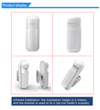 PGST Tuya ZigBee 433MHz Smart Life Home Security Protection PIR Infrared Motion Sensor Detector For House Alarm Security System