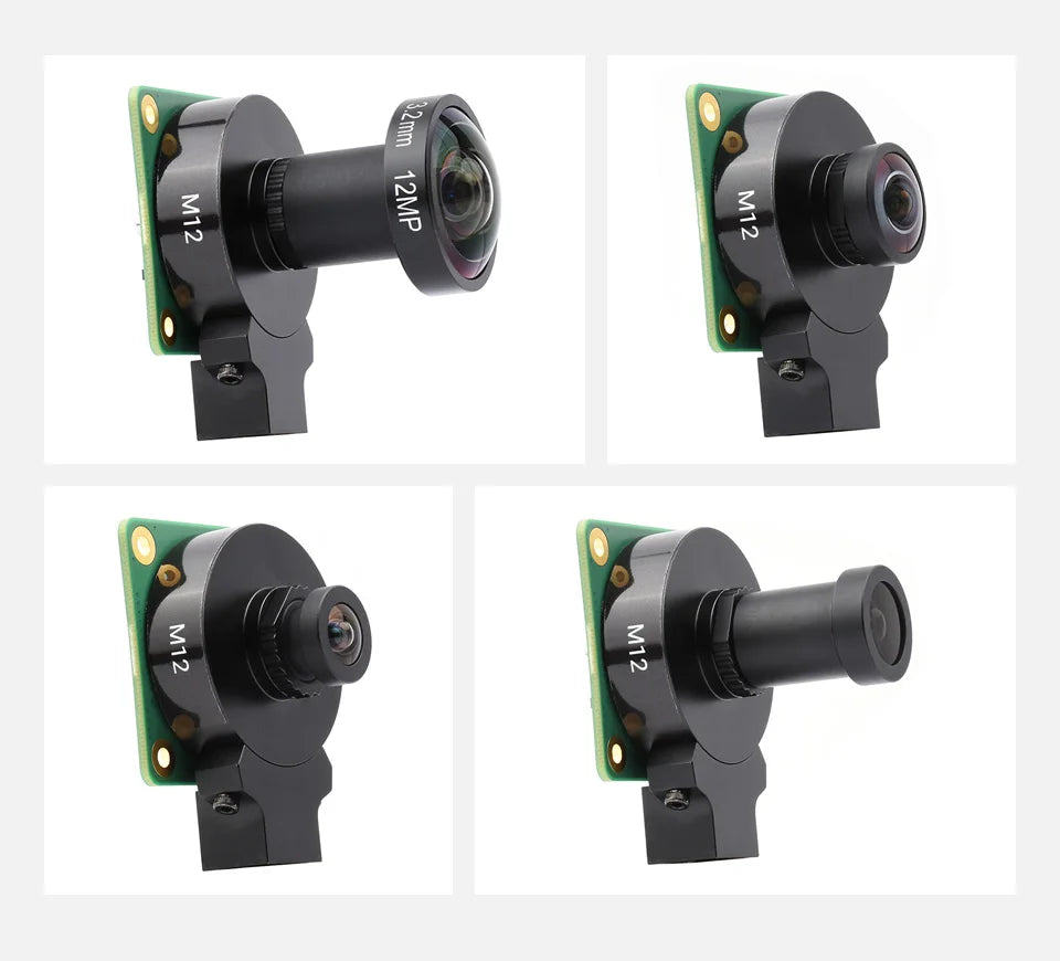 Raspberry Pi High Quality HQ Camera M12 For Lens 12MP 8mm/3.2mm/113 2.7mm/14MP 2.72mm/5MP 25mm/16MP 105 3.56mm