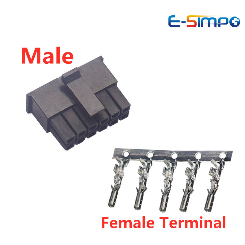 10000Pcs/Roll MX3.0 Terminal Micro 5557-3.0 Female 43030-0001 / Male Plug Housing Terminal Pins 43031-0001 Connector