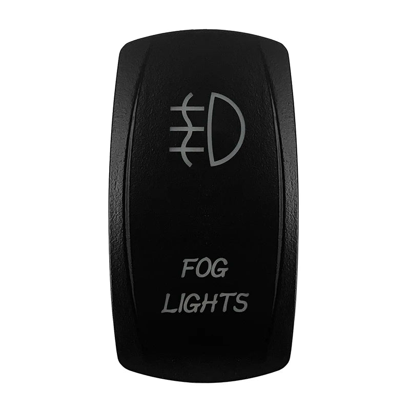 CUSTOM Dual RED Led Laser Etched Rocker Switch ON-OFF ON-OFF-ON (SPST DPDT) for ARB/Carling/NARVA 4x4 Caravan Accessories SUV