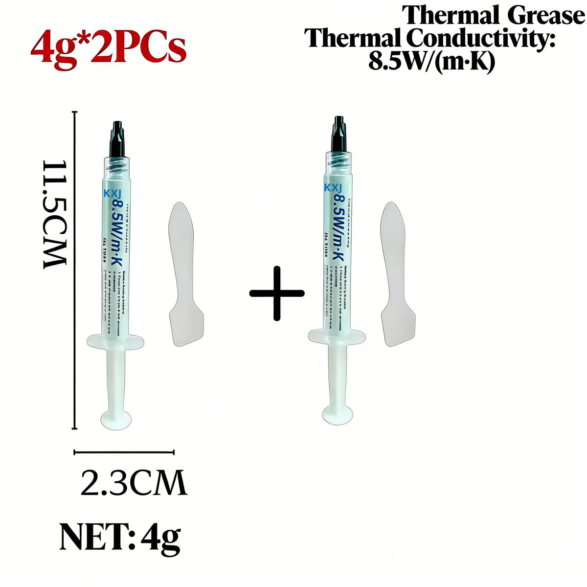 8.5w/m·k Thermal Paste Heat Conduction Compound Silicone Grease For Computer PC Laptop CPU GPU Video Card 4g Higher than