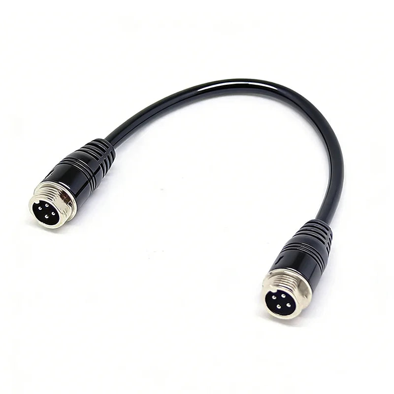 GX12 2/3/4/5/6/7 Pin Male to Female Extension Line 2Pin Aviation Plug Connection WirePlug Sensing Connector Cable 0.2-3 Meter
