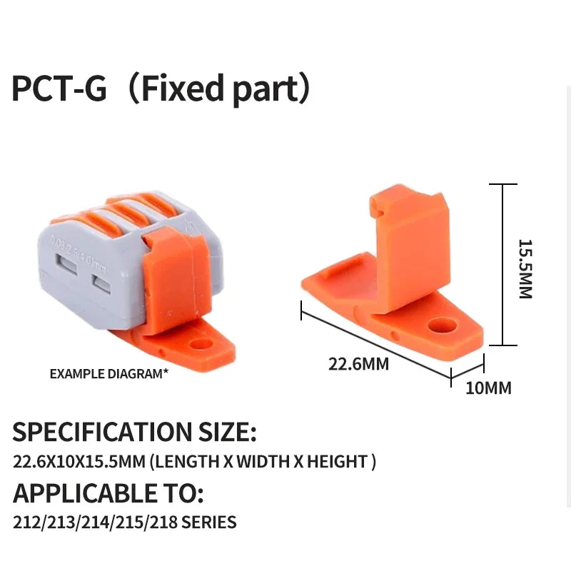 10/100Pcs Lever Wire Connectors, Compact Splicing Wire Connector, 2 3 5 Way Electrical Connectors, for Quick Connect 28-12 AWG