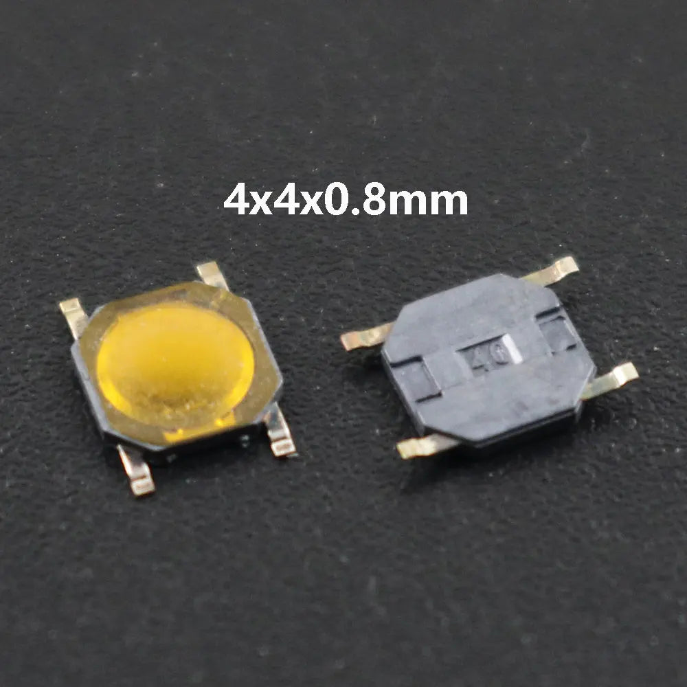 10Pcs/Lot Touch Tact Waterproof Switch Kit 4x4/5x5/4.5x4.5 SMT Micro Tactile Push Button Touch Switch 4 Pin LCD Monitor Repair ﻿