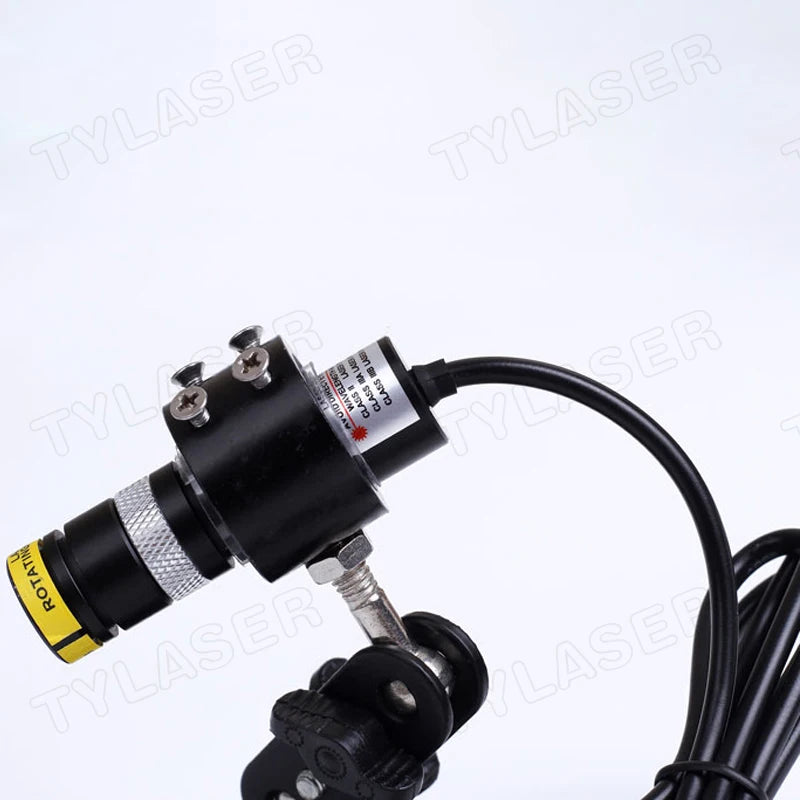 660nm Red Laser Module D18×65mm Square 10×10 Grid Focusable DOE 10mW-150mW for Wood Stone Positioning