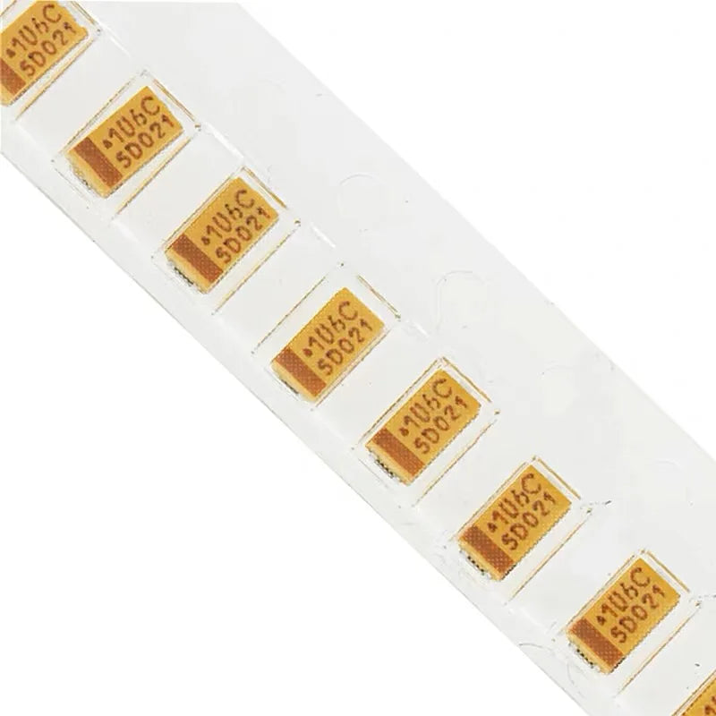 10PCS A B C D Case Tantalum Capacitor 6.3v 10v 16v 25v 35v 104 105 106 107 157 224 225 226 227 336 337 475 476 686 1uF 10uF 22uF