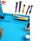 Soldering Mat ESD Antistatic 500 ° Heat Resistant Insulation Work Mat Multifunctional Silicone Repair Pad Maintenance Platform