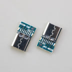 1/2/5/10 Pcs USB 3.1 Type C Connector 14 Pin Female Socket Receptacle Through Holes PCB 180 Vertical Shield USB-C