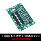 LIZAO 3S 4S BMS 20A 40A 60A 18650 Li-ion Battery Protection Board 11.1V-16.8V Enhanced Balance Charger Module