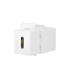 Female to Female Keystone Jack Adapter USB3.0 USB-A Type-C HDMI-Compatible 4K Snap-In Coupler Connector For Wall Plate Panel