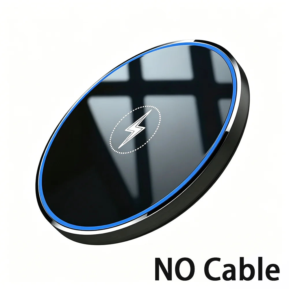 30W Wireless Charger For iPhone 14 15 16 17 Pro Xs Max Mini X Xr Induction Fast Charging Pad For Samsung S25 S26 S8 S9 S10 Note