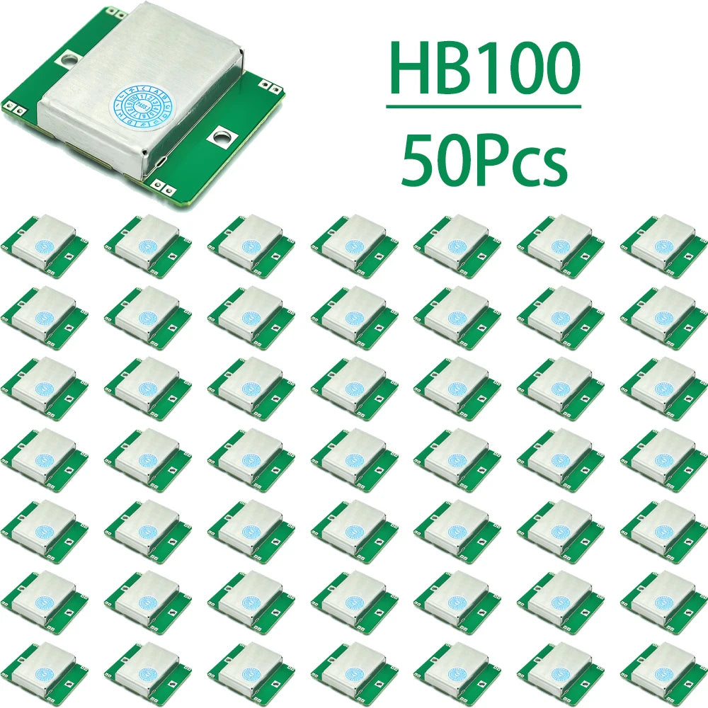 1/10/30/50Pcs Domestic X Band Microwave Doppler Radar Detector Probe Sensor Module HB100 Wireless Motion Detection Sensor