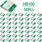1/10/30/50Pcs Domestic X Band Microwave Doppler Radar Detector Probe Sensor Module HB100 Wireless Motion Detection Sensor