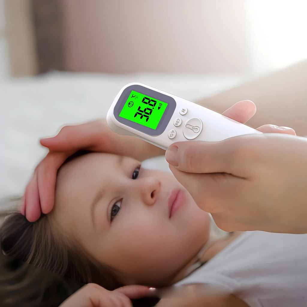 Backlit Digital Forehead Thermometer Non-contact Human body Temperature Meter Electronic Medical Baby Adult Fever Thermometer