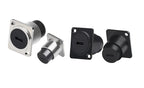1pc Metal Round/D Type Module RJ45 CAT6&USB 2.0/3.0&Type C&HDMI-Jack Socket Through Network Panel Mounting Electronic Connector