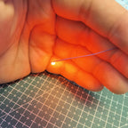 20pcs 0402/0603/0805/1206 SMD LED Model Lamp Wired Micro Led Pre-soldered Micro Litz Wired Chip 30cm 3V Railway Model Scenes