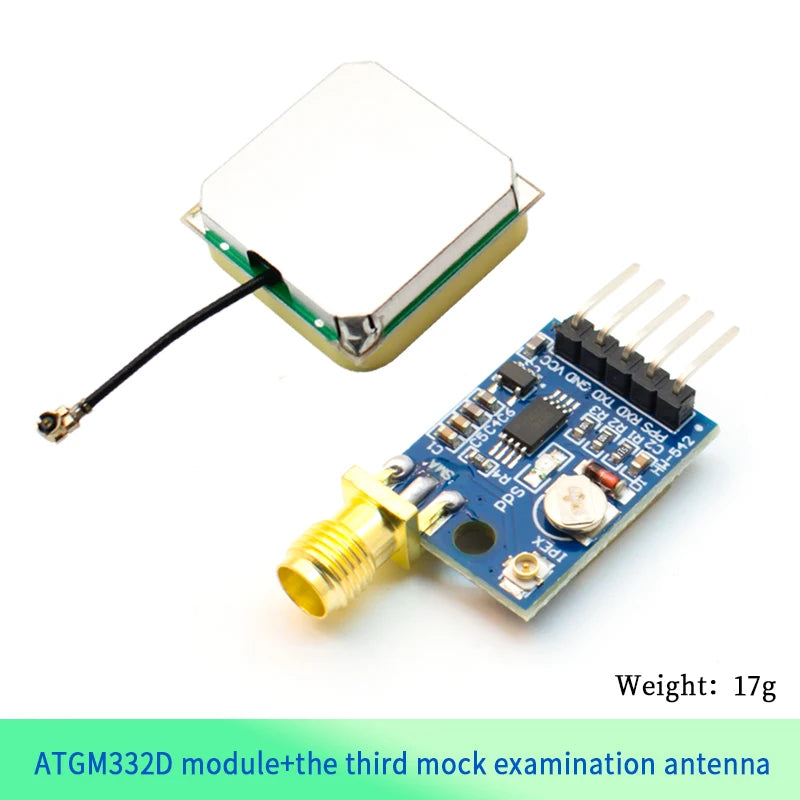ATGM332D 5N31 GPS Beidou GLONASS three-mode satellite receiving module SMA replaces NEO-M8N