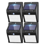 Outdoor Solar Motion Lights - 3 Modes/100LED Wireless, IP65 Waterproof Solar Security Lights with Motion Sensor for Front Door,