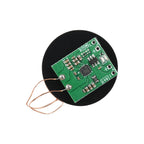 5W Wireless Charging Receiver Module Small Coil PCBA Lithium Battery Built-In 3.7V Modification Plan for Electronic Products