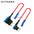 M/S/Mini ATM Auto Fuse Adapter Tap Dual Circuit Adapter Holder For Car Auto Truck With Blade Auto Fuse