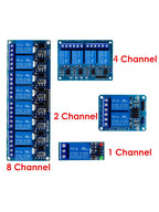 Estardyn 5V 1 2 4 8 Channel Relay Module With Optocoupler. Relay Output 1 2 4 8 Way Relay Module  In Stock  For