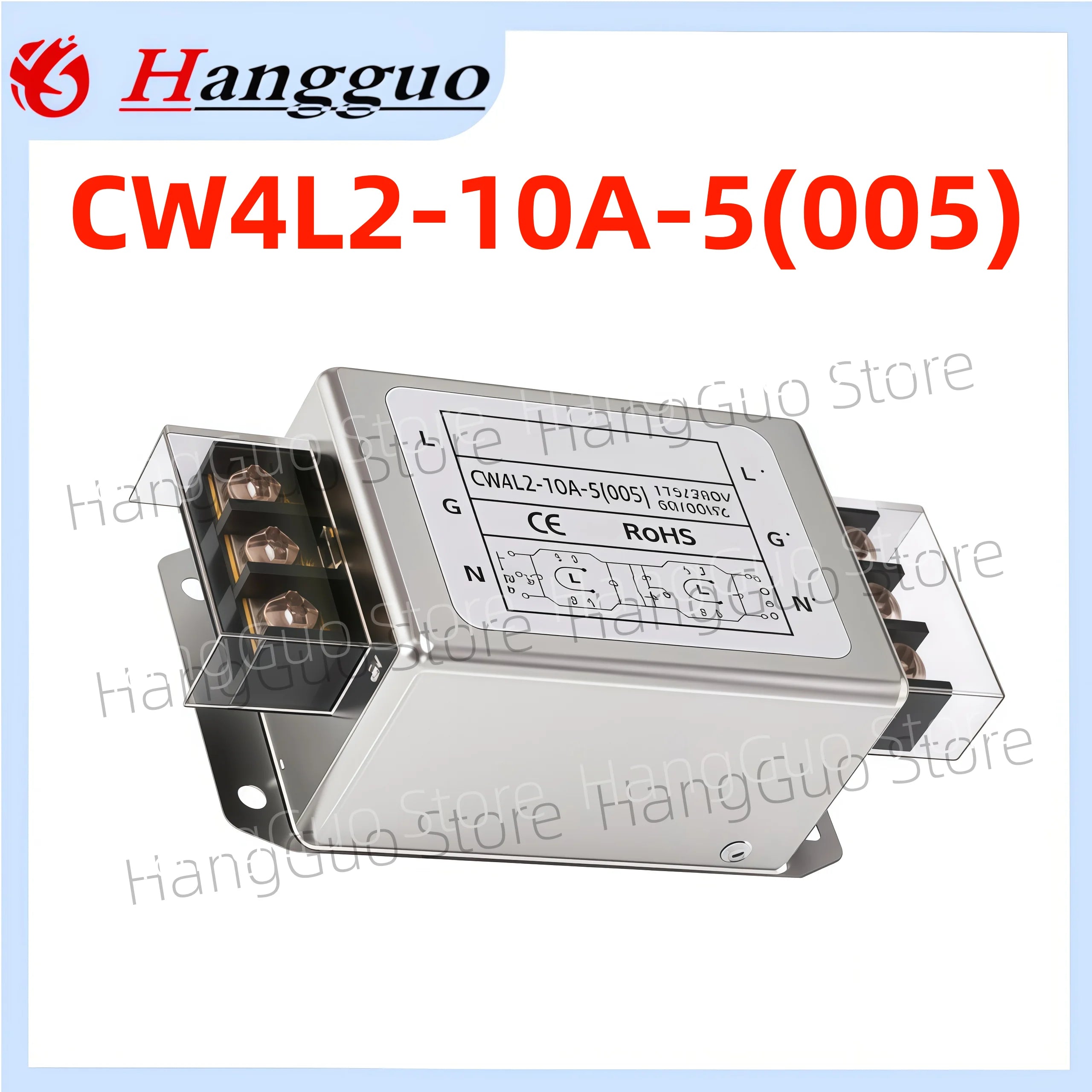 Brand new and original  CW4L2-40A-S(005) Single-phase  220V  power filter AC EMI power supply anti-interfe CW4L2-40A-S