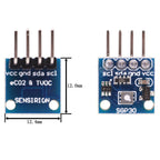 SGP41 SGP30 SGP40 Measurement Air Gas Sensor I2C Multi-pixel TVOC/eCO2 Formaldehyde Carbon Dioxide Detector Tester For Arduino