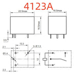 New 812BH-1A-C 812BH-1A-S 812H-1A-C 6V/9V/12V/24V/48V (4123A-16A) Relay 4pins
