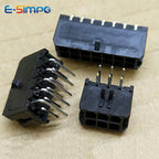 10PCS MX3.0mm Right Angle RA 90D 43045-AW Small 5557 Double Row 2x1/2/3/4/8pin PCB Control Circuit Board Wafer Connector