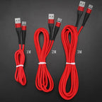 1 Pcs 1M 2M 3M 2.4A Fast Phone Charger Charging Cable Micro USB Cables USB C Cable USB Type C Cable Type-C Charger